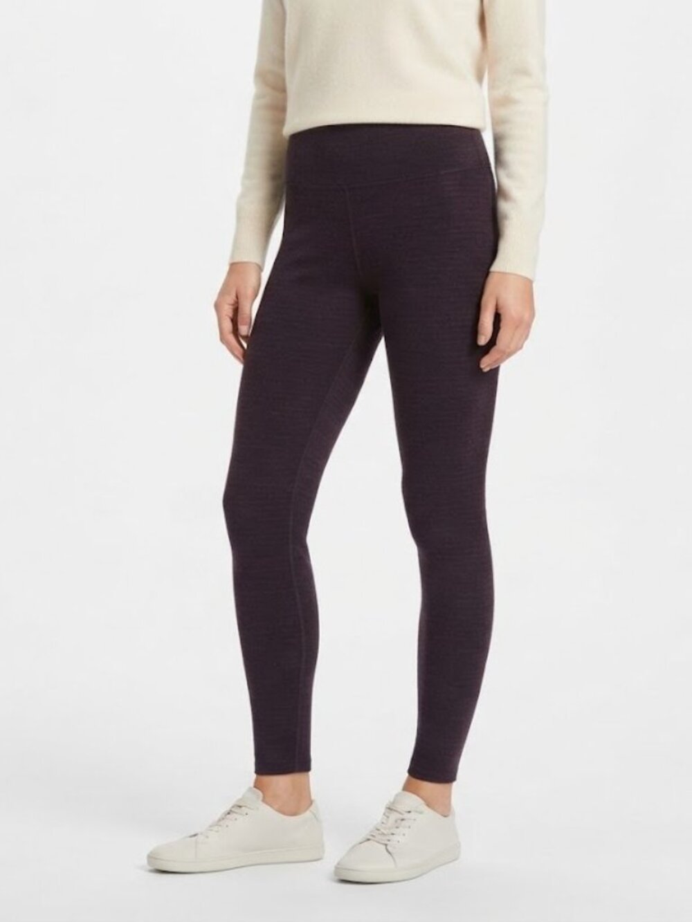 TNA Dark Burgundy High-Waist Leggings